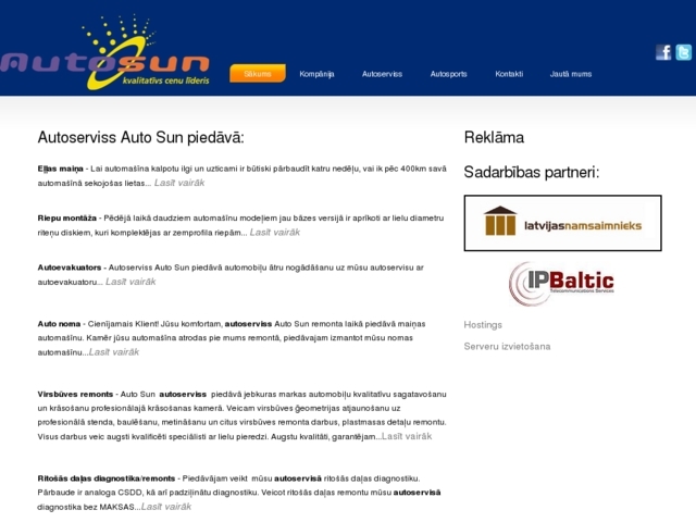 Auto Sun, SIA